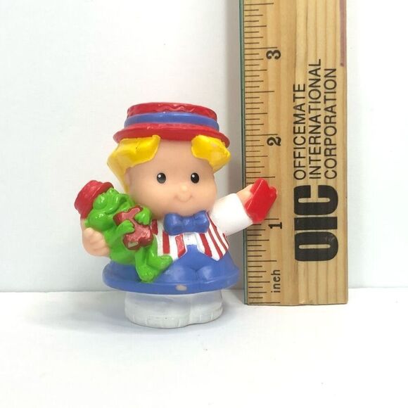 fisher price little people blonde boy eddie frog tickets amusement park circus r - Picture 2 of 5